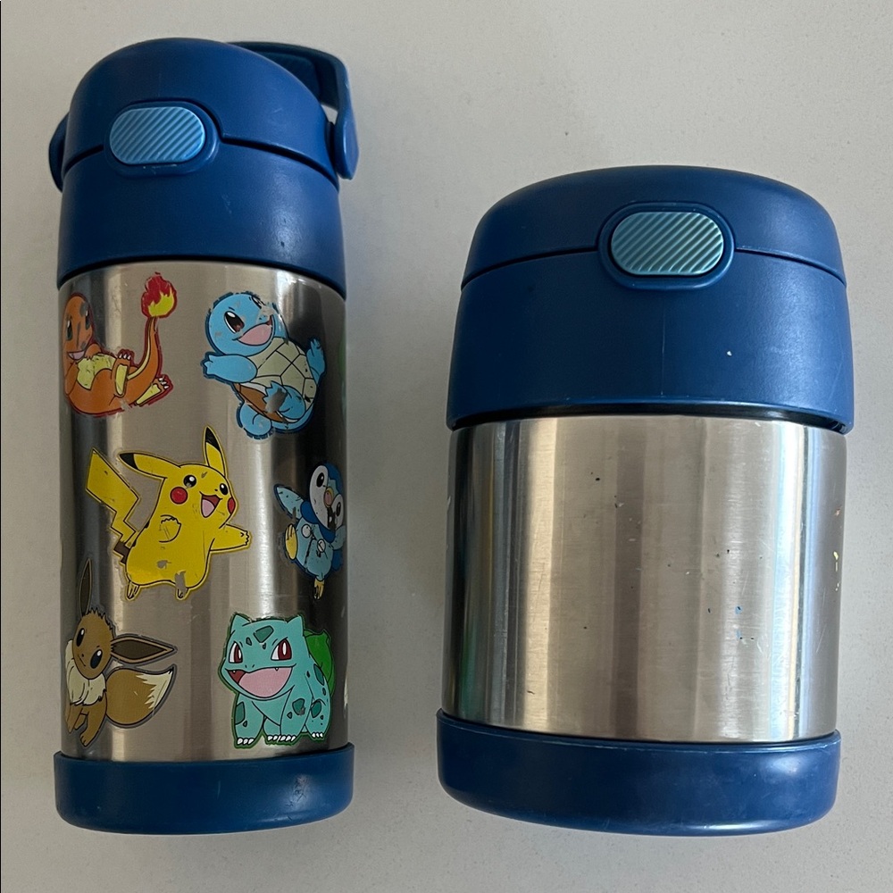 Blue Thermos funtainer combo